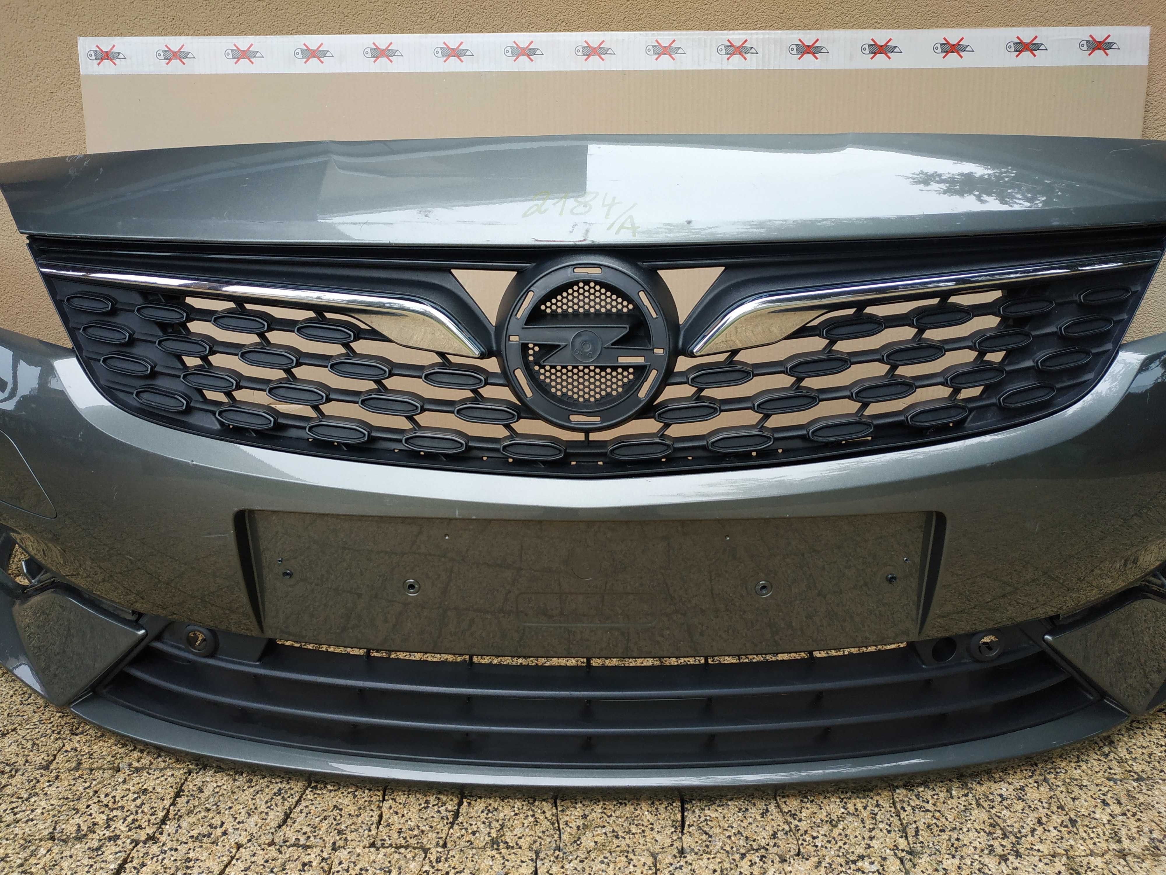 zderzak grill atrapa chrom opel astra k v lift 4 pdc