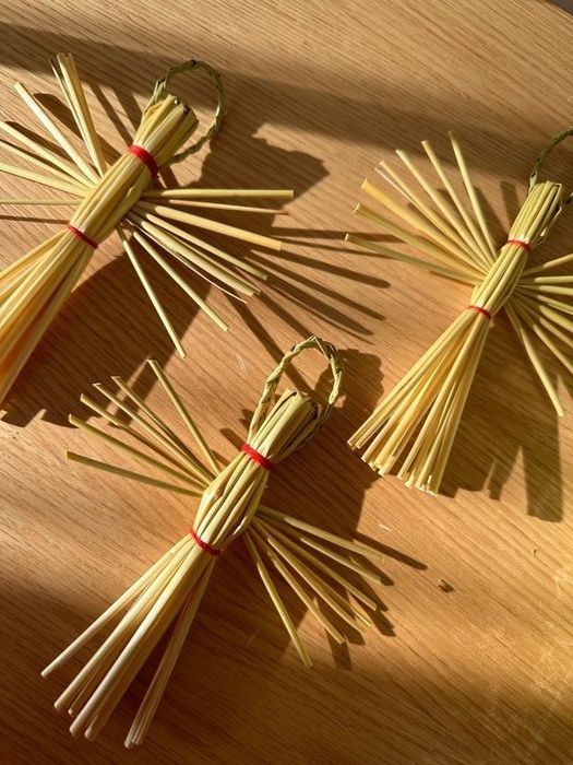 Солома для створення Павука Зірки янгола