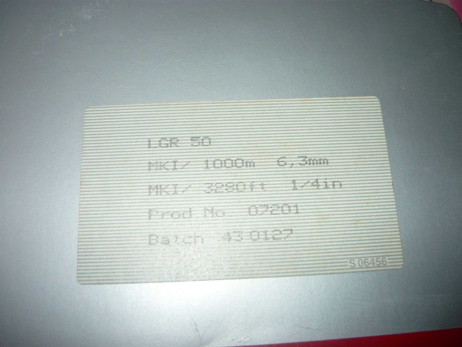 Basf LGR50 3 tasmy na bobinkach 1000mb nie nagrane