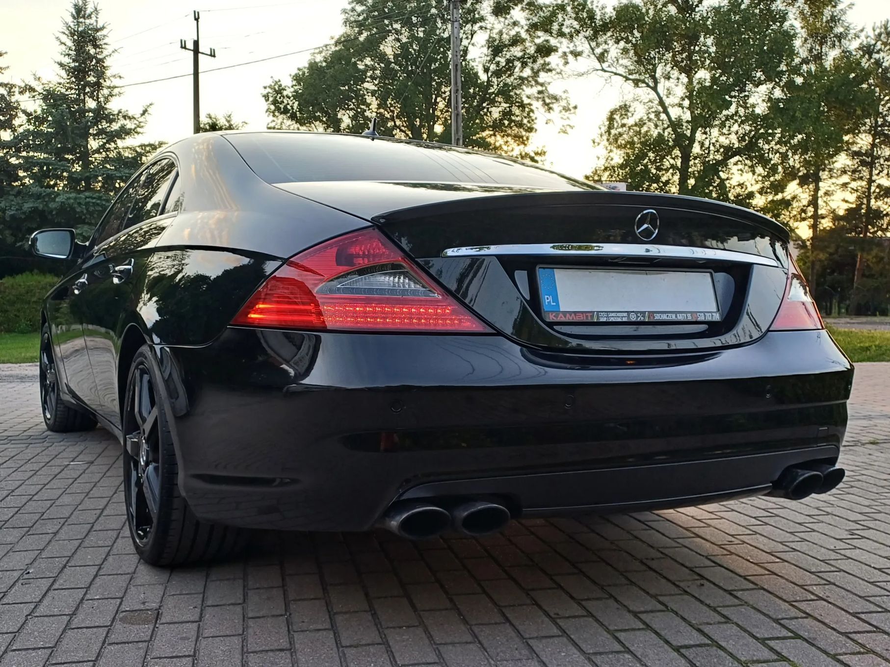 Mercedes-Benz CLS 3.2 CDI 224KM 2008r Jasna skóra
