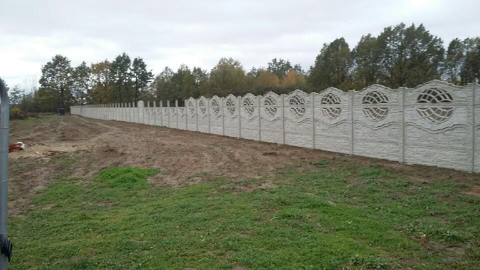 Ogrodzenia betonowe , panele, podmurówka , siatka, ogrodzenia , montaż