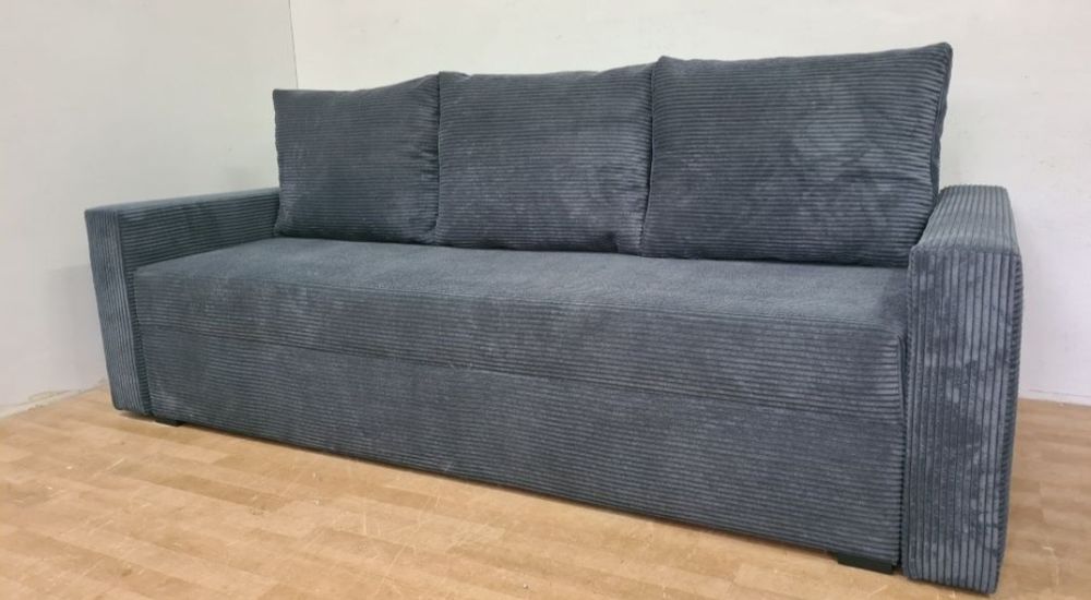 Nowa sofa sprężyny automat sztruks welur plusz kanapa wersalka