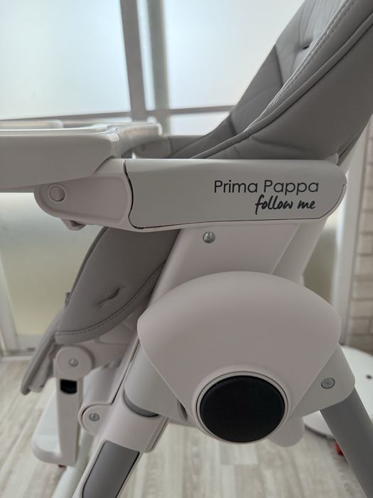 Стілець Peg-Perego Prima Pappa Follow Me Ice, Сірий