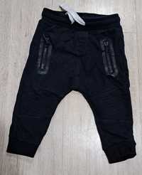 Spodnie dres joggery kappahl 68 czarne