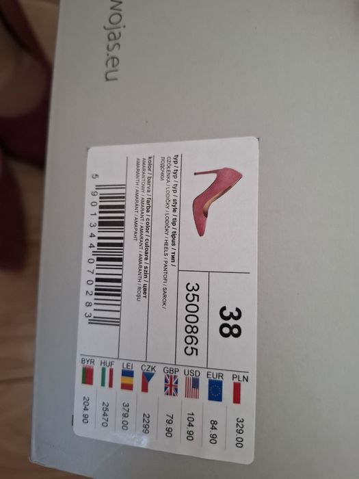 Śliczne buciki Wojas 38 jak nowe