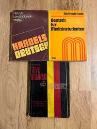 Trzy ksiazki do nauki języka niemieckiego