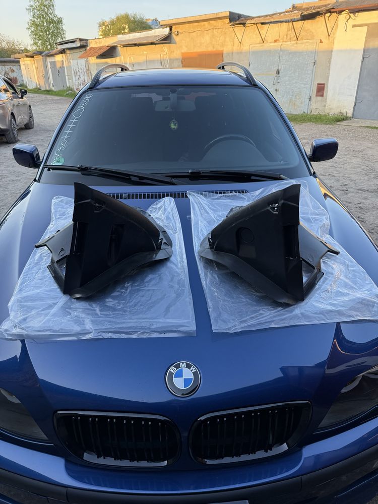Підкрилки Локера на BMW E46 бмв е46 під М бампер м-тех bmw
