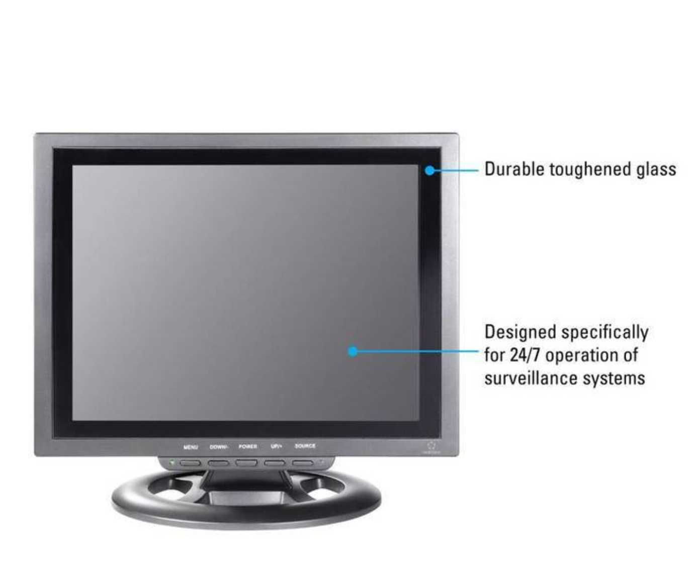 Renkforce 449238 Monitor CCTV LCD EEC: C (A - G) 30,48 cm 12