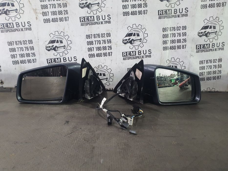Зеркало праве ліве Mercedes w212 w204 e-class c-class колір 755
