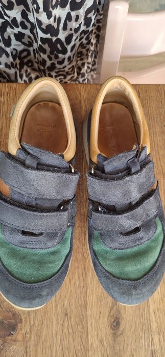 Półbuty Mrugała COCO 3111/4-77 blu na rzepy roz. 33