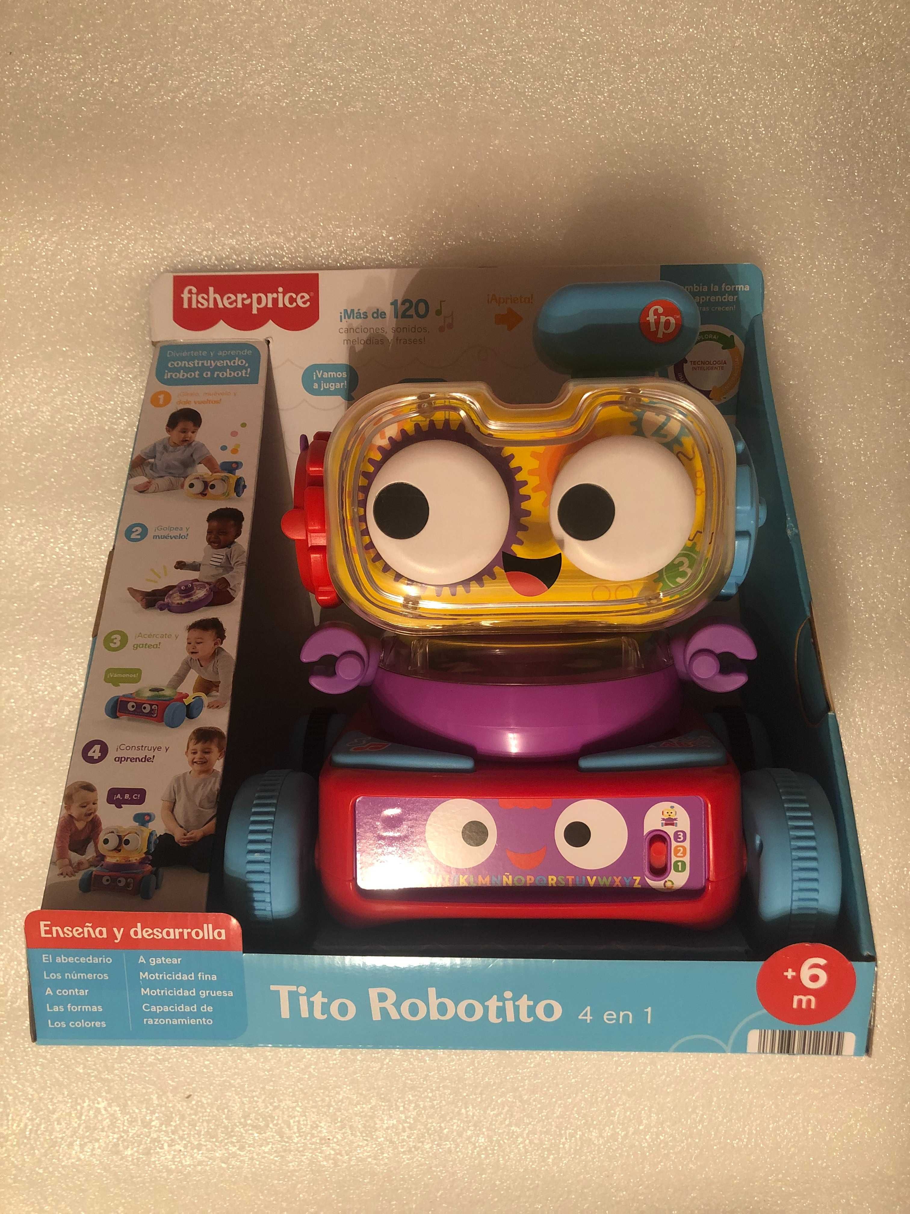 Fisher-Price Robot edukacyjny Tito Robotito HCK45 j. hiszpański