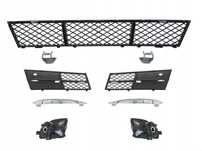 BMW 5 F10 10 - 13 Atrapy / Kratki + listwy + halogeny Zestaw !