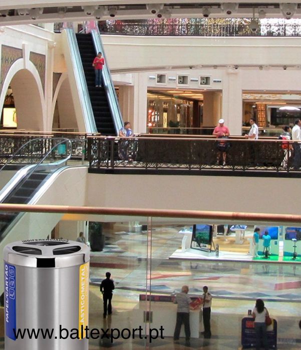 Eco Ponto Papel, Vidro, Metal em Inox escritório/Armazém Ecoponto Novo