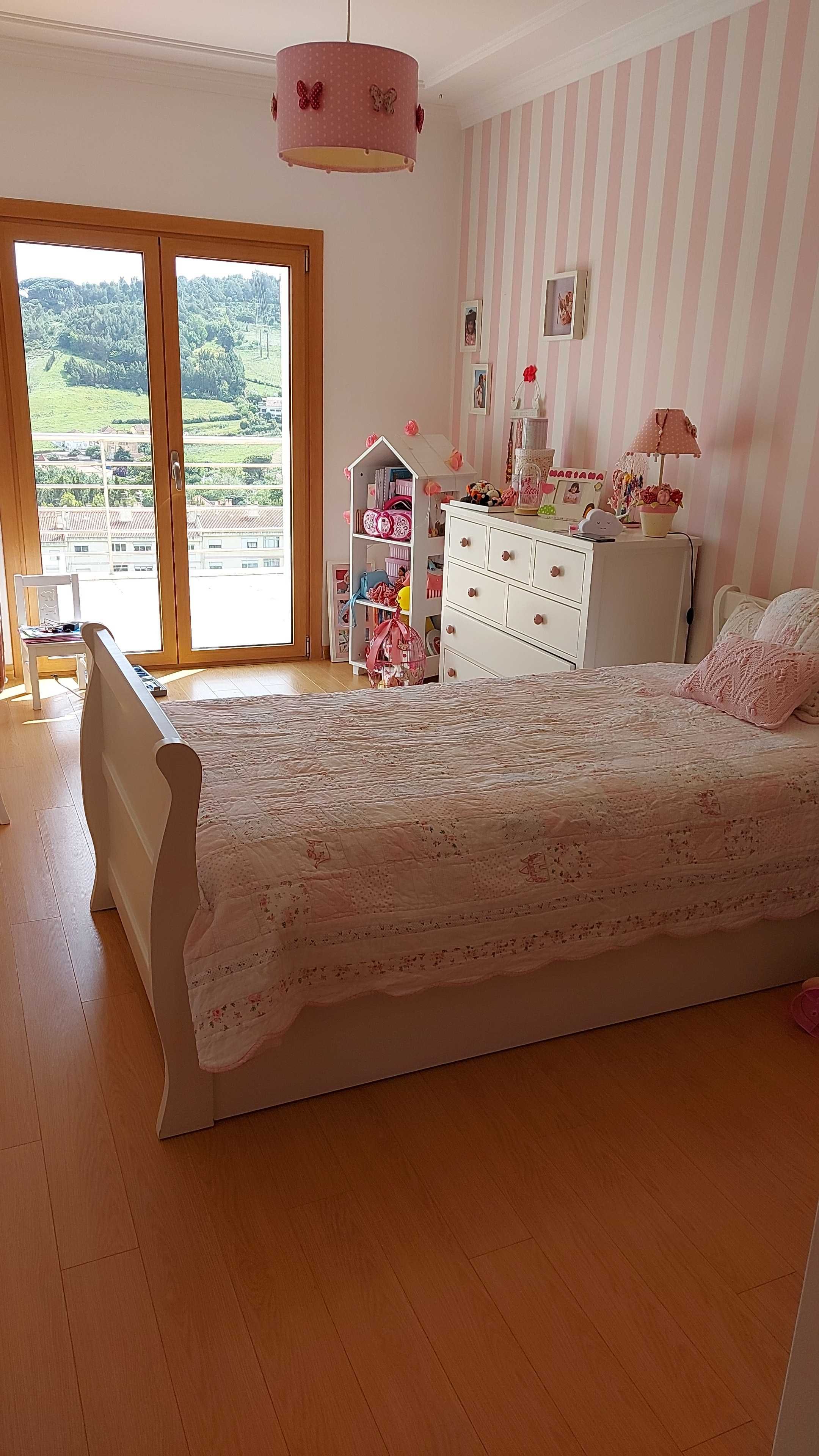 Cama Solteiro Quarto de Menina - Oficina rustica