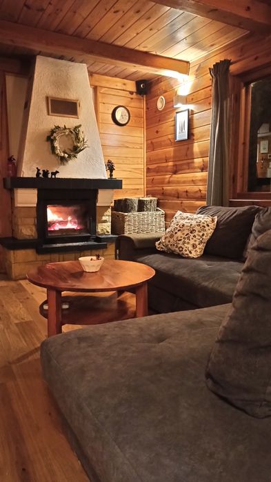 Domek Leniwiec: Jacuzzi, Kominek, Las, Rzeka. Komfort, Relaks, Spokój