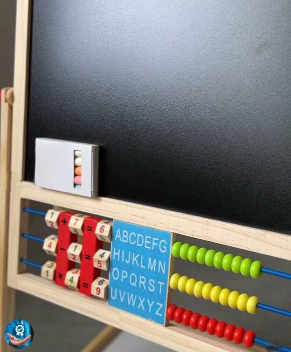 Дитячий мольберт для малювання та розвитку магнитная доска