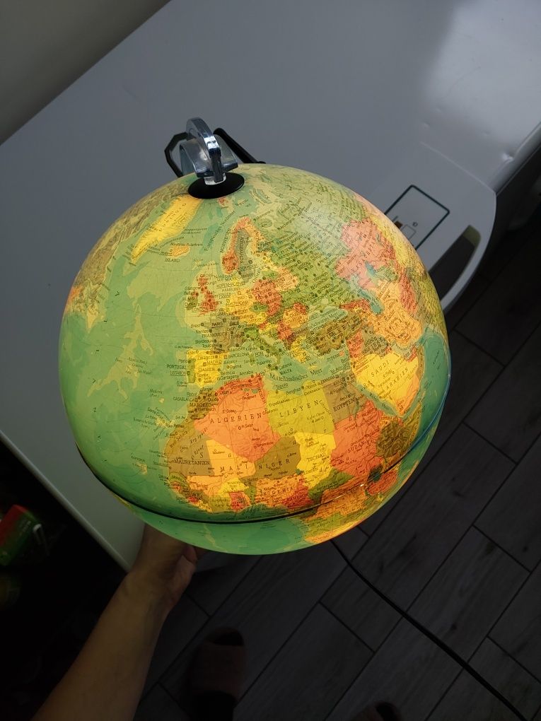 Globus podświetlany duży