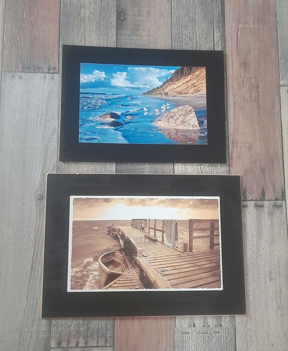 Obrazy z motywem nadmorskim – komplet 2 sztuki