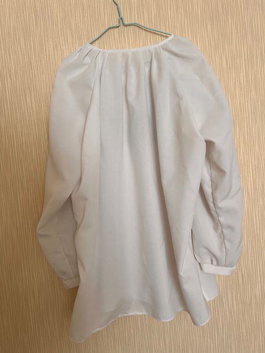 Вишиванка жіночка 52-54р ручна робота габардин бісер вышиванка сорочка