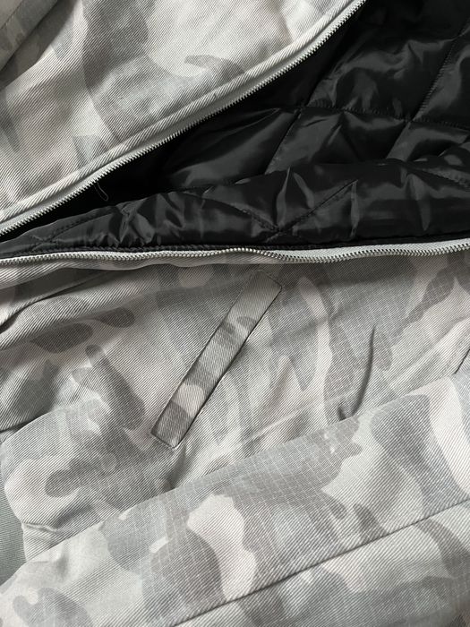 Бомбер сірий камуфляж з мехом opium archive MA1 аляска куртка курточка