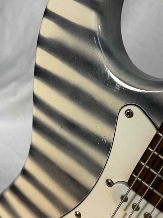 gitara elektryczna stratocaster mahar zebra najprawdopodnniej dąb