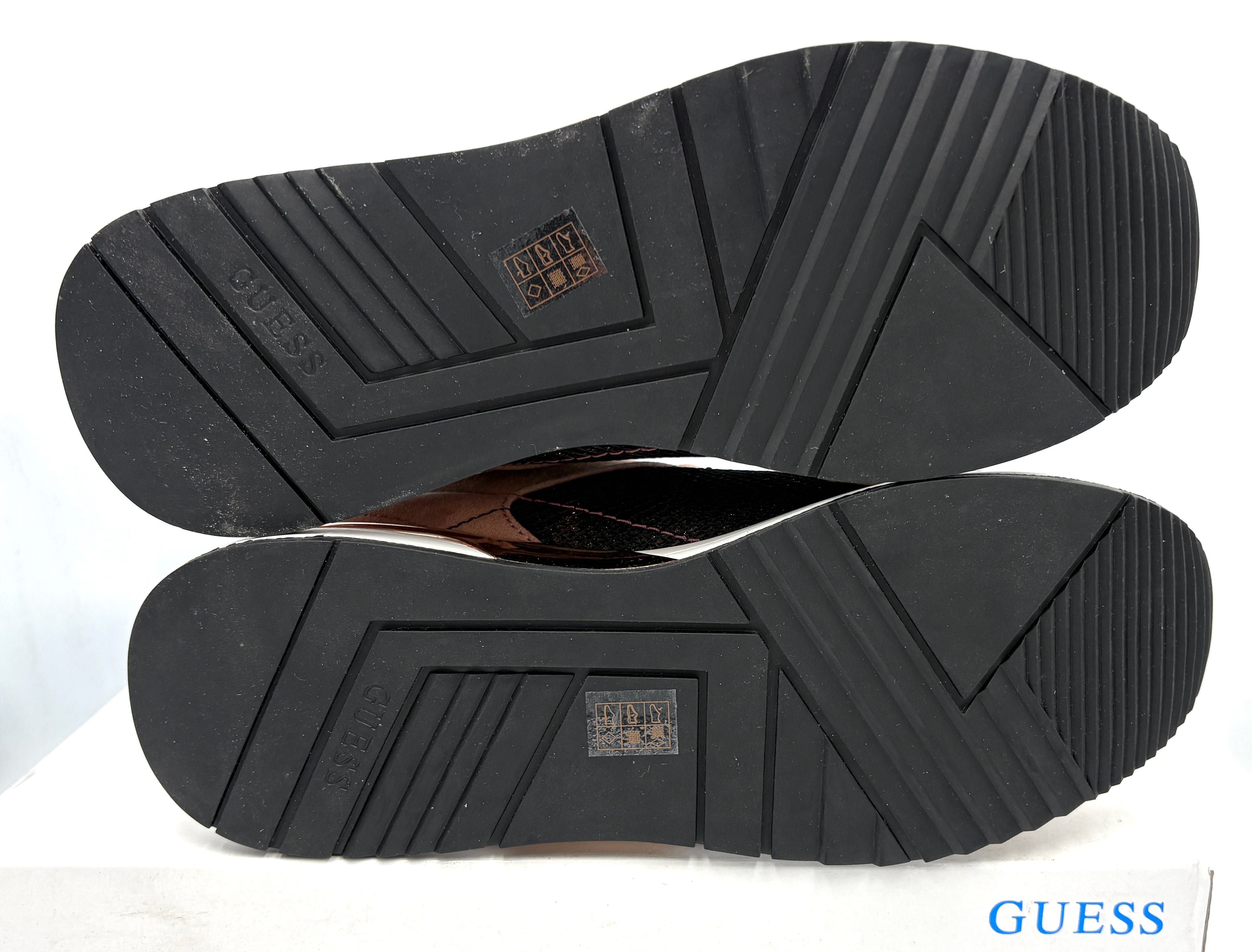 ‼️Nowe oryginalne sneakersy GUESS Marlyn3 różowe czarne 38 AZ 153