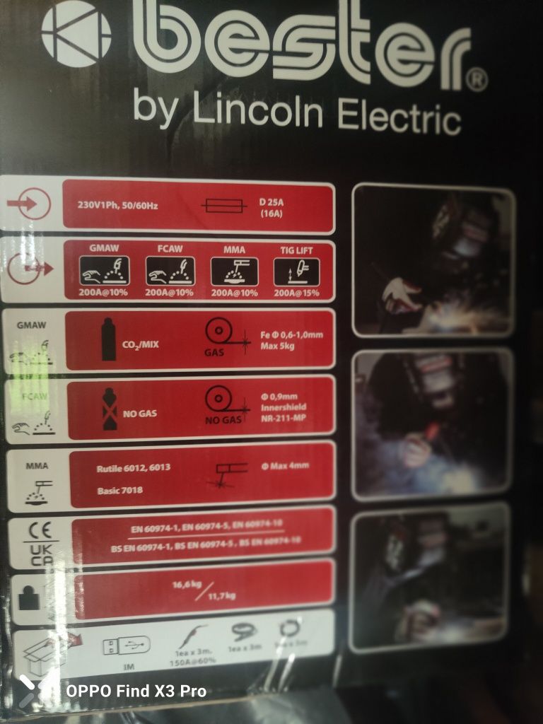 Aparelho Soldar Bester by Lincoln 200-S MP Multifunções