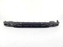 Дифузор (заднього бампера) Full Black C-Class W205 Coupe C63 14-18 р.