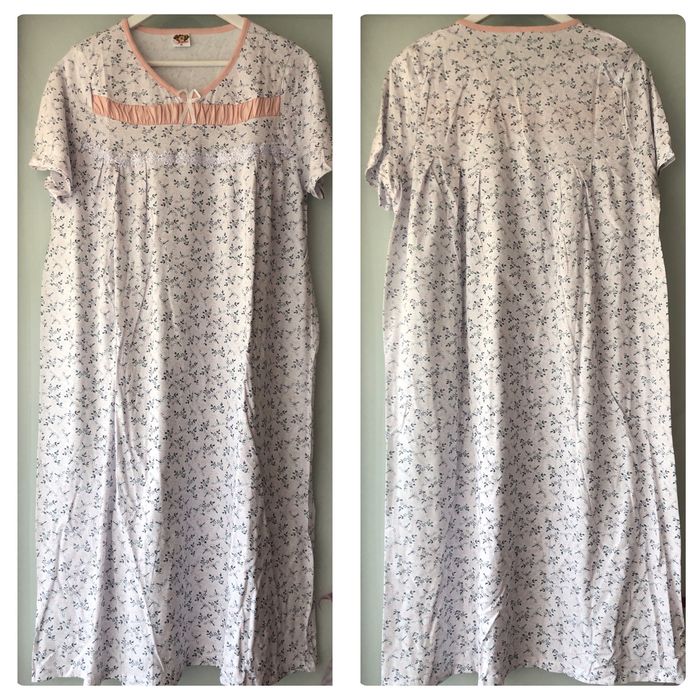 Легкая женская ночная рубашка хлопок Samo