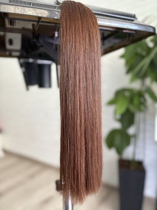 Naturalne włosy dziewicze 50cm / 83 g – brązowe