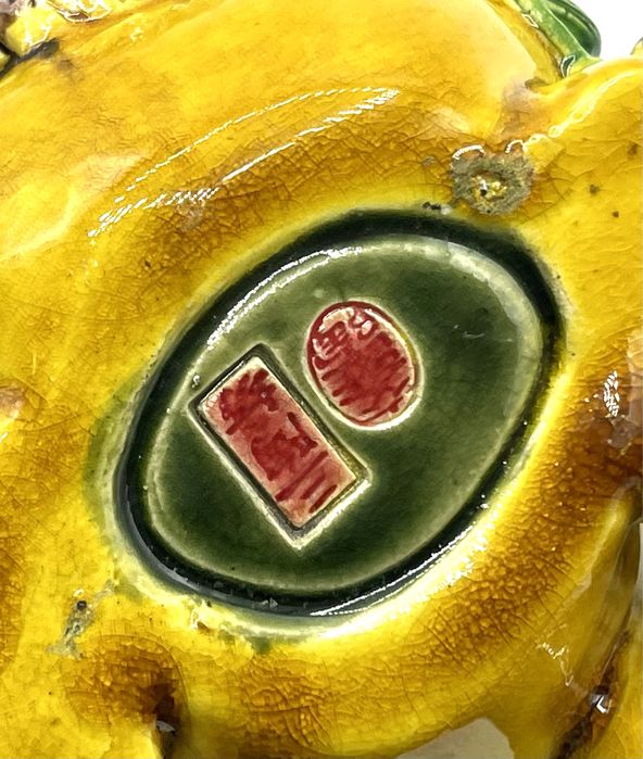 Cães foo em porcelana antigos, chineses oriental