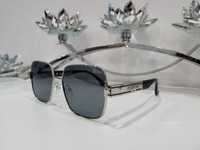 Okulary przeciwsłoneczne szare CD Dior metalowe