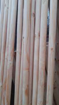 Palisada drewniana kołki paliki wałki fi 5