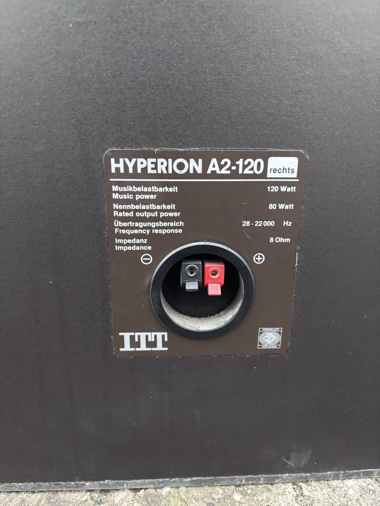 Kolumny ITT Hyperion A2-120 Hi-Fi Germany !