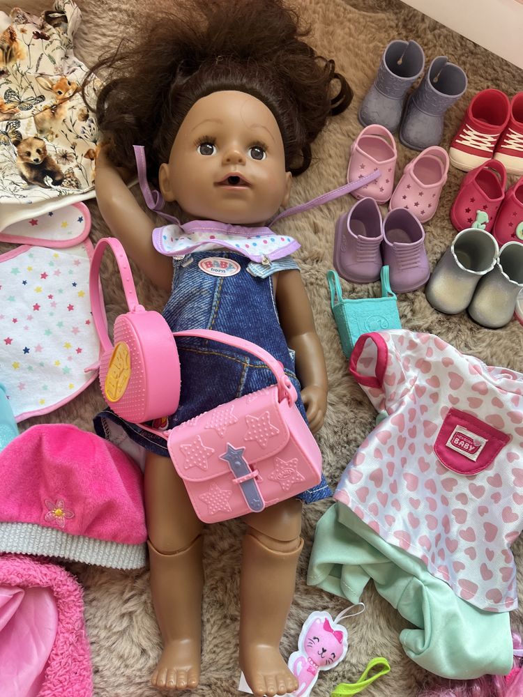 Duży zestaw baby born 2 lalki