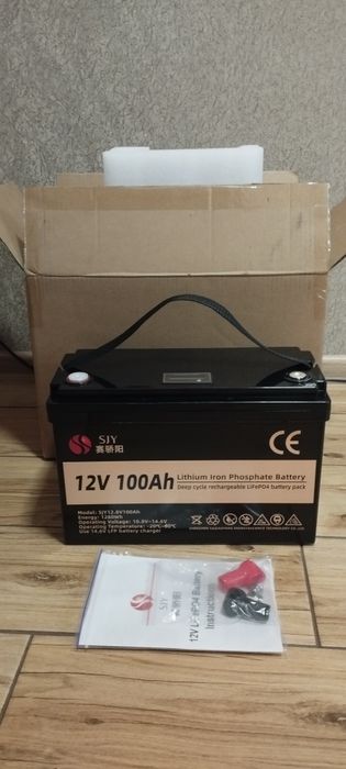 Акумуляторна батарея12V 100 А/h літій залізо фосфат