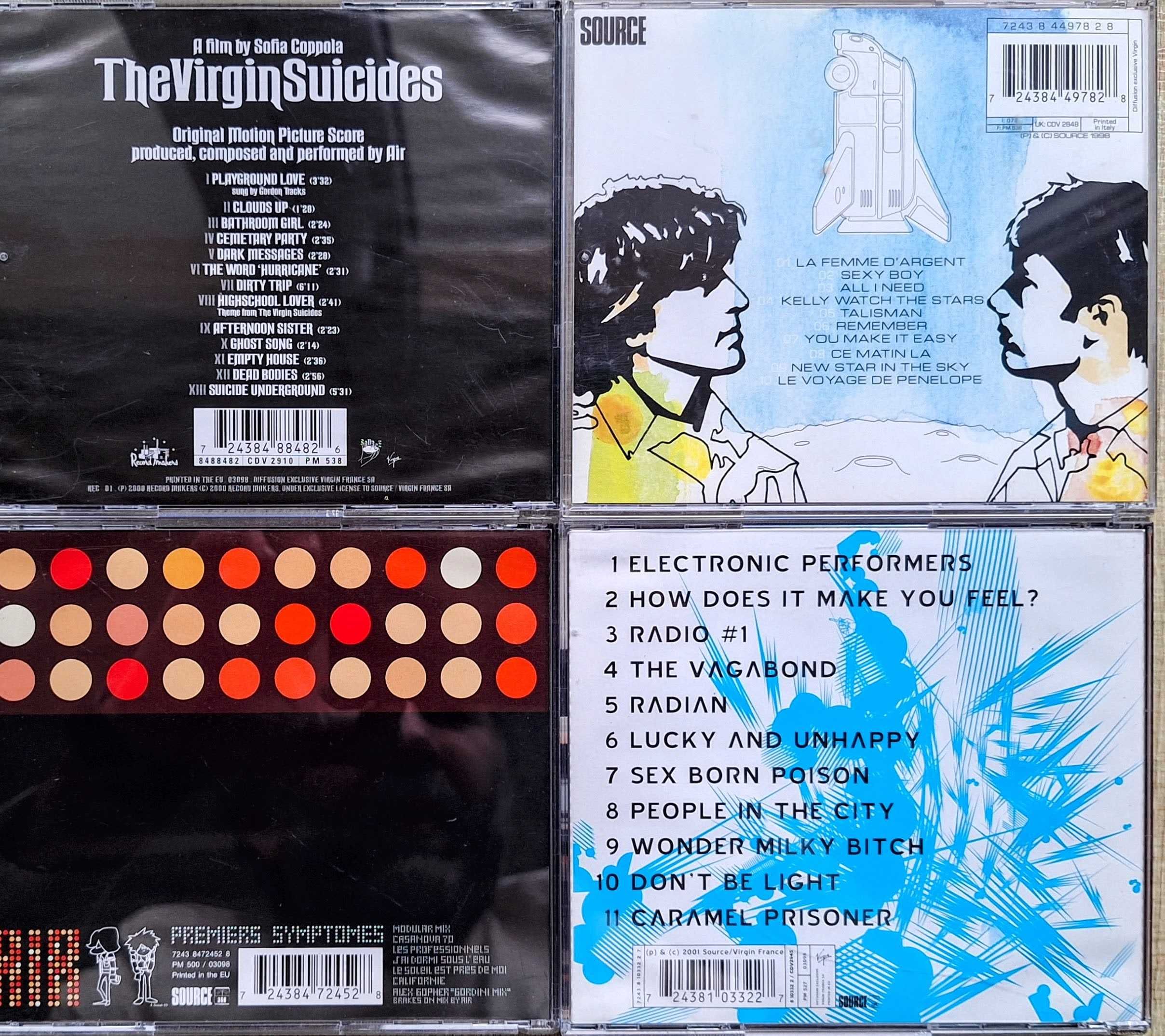 Coleção de 4 CDs da banda AIR - Excelente estado