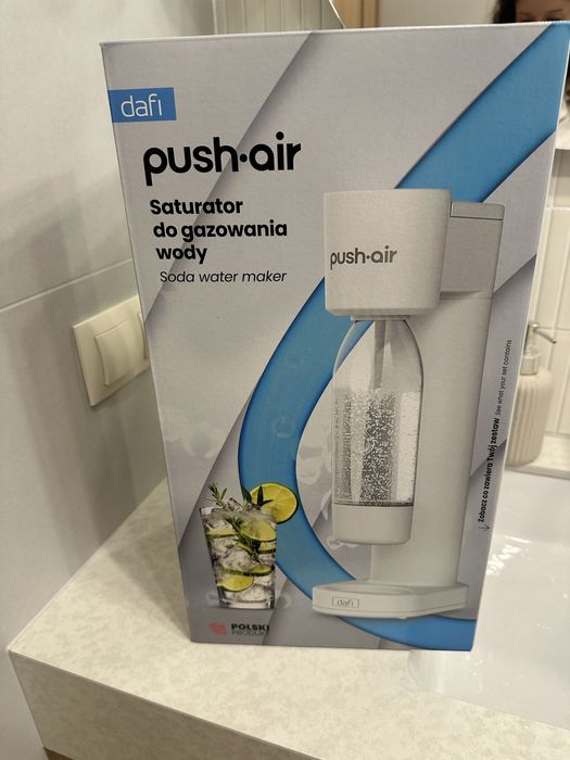 Nowy zapakowany Saturator Dafi Push Air do gazowania wody