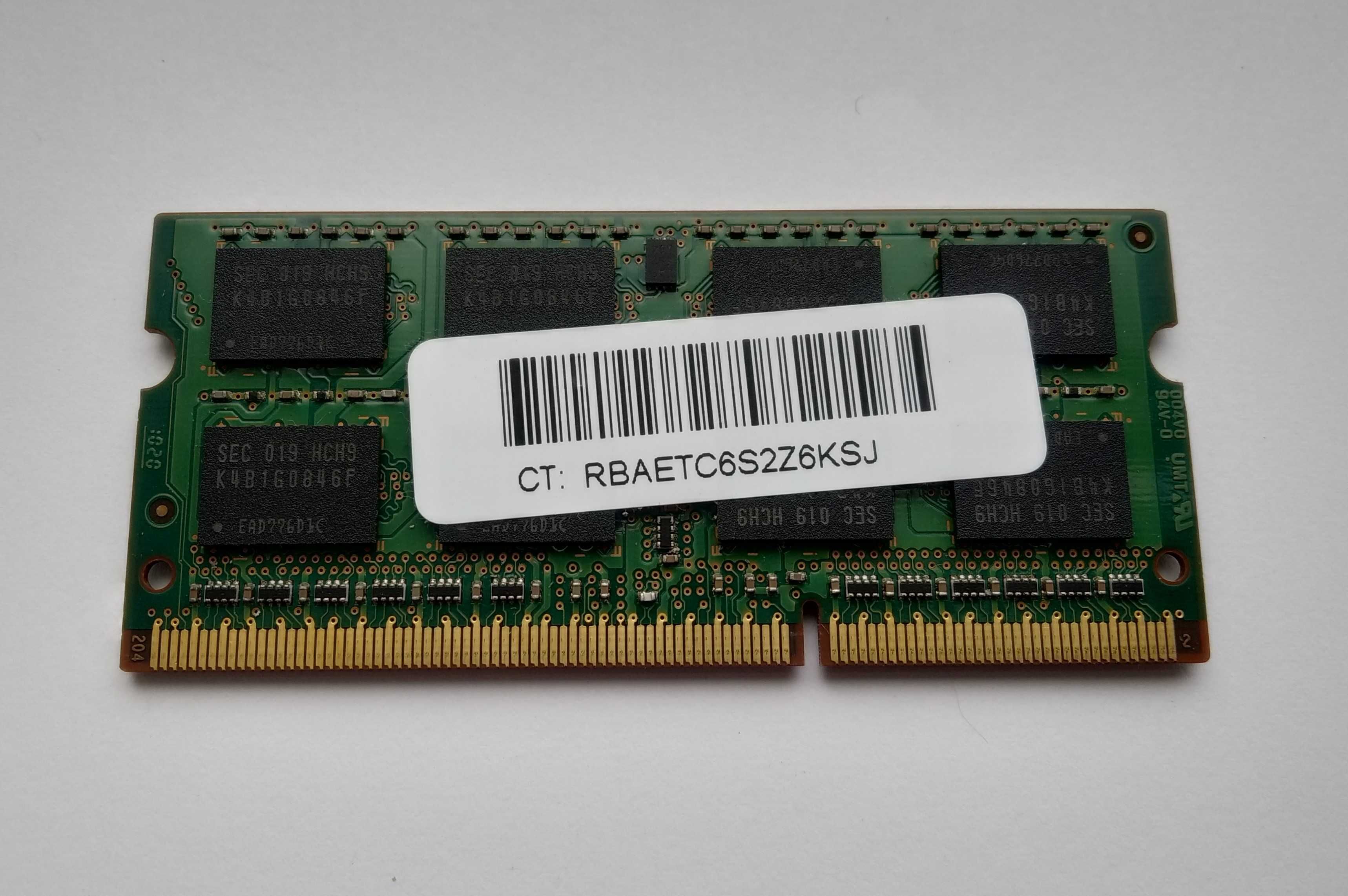 Memoria Ram Samsung 2GB DDR3 para Portátil