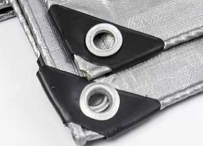 PLANDEKA 2x6 Wzmacniana Srebrna WODOODPORNA Gruba MOCNA Okryciowa UV