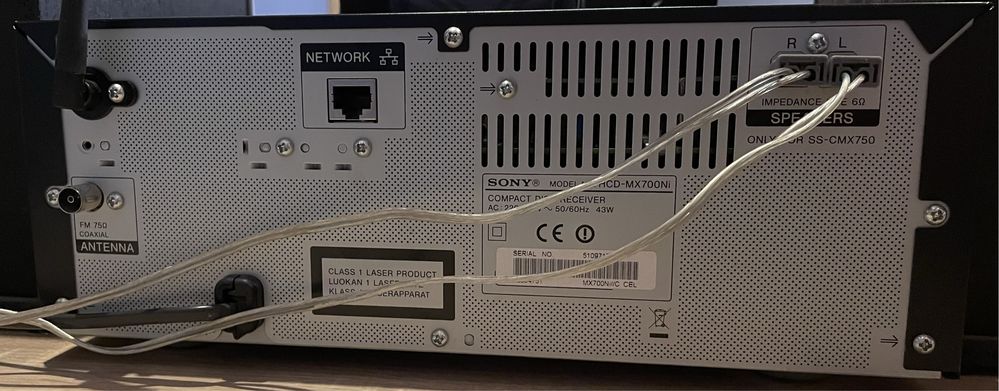 Wieża Sony CMT-MX750Ni