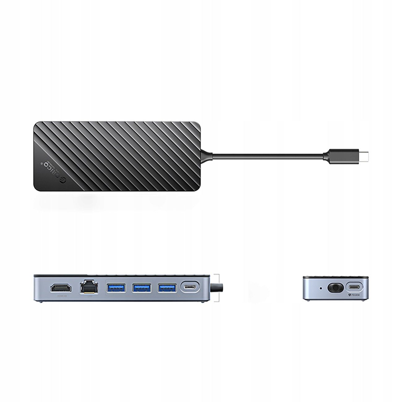 Stacja dokująca Orico OM28PR-G2 USB-C z kieszenią na dysk M.2 + 1 x US