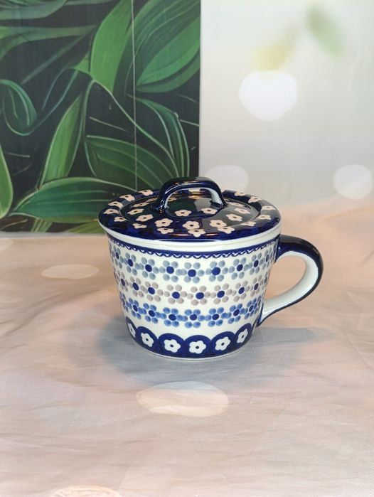 Smalcówka ceramiczna pojemnik na dżem owsiankę ceramika Bolesławiec