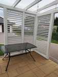 Ruchome żaluzje, ruchome deseczki, pergola, taras, suttersy,  shutters