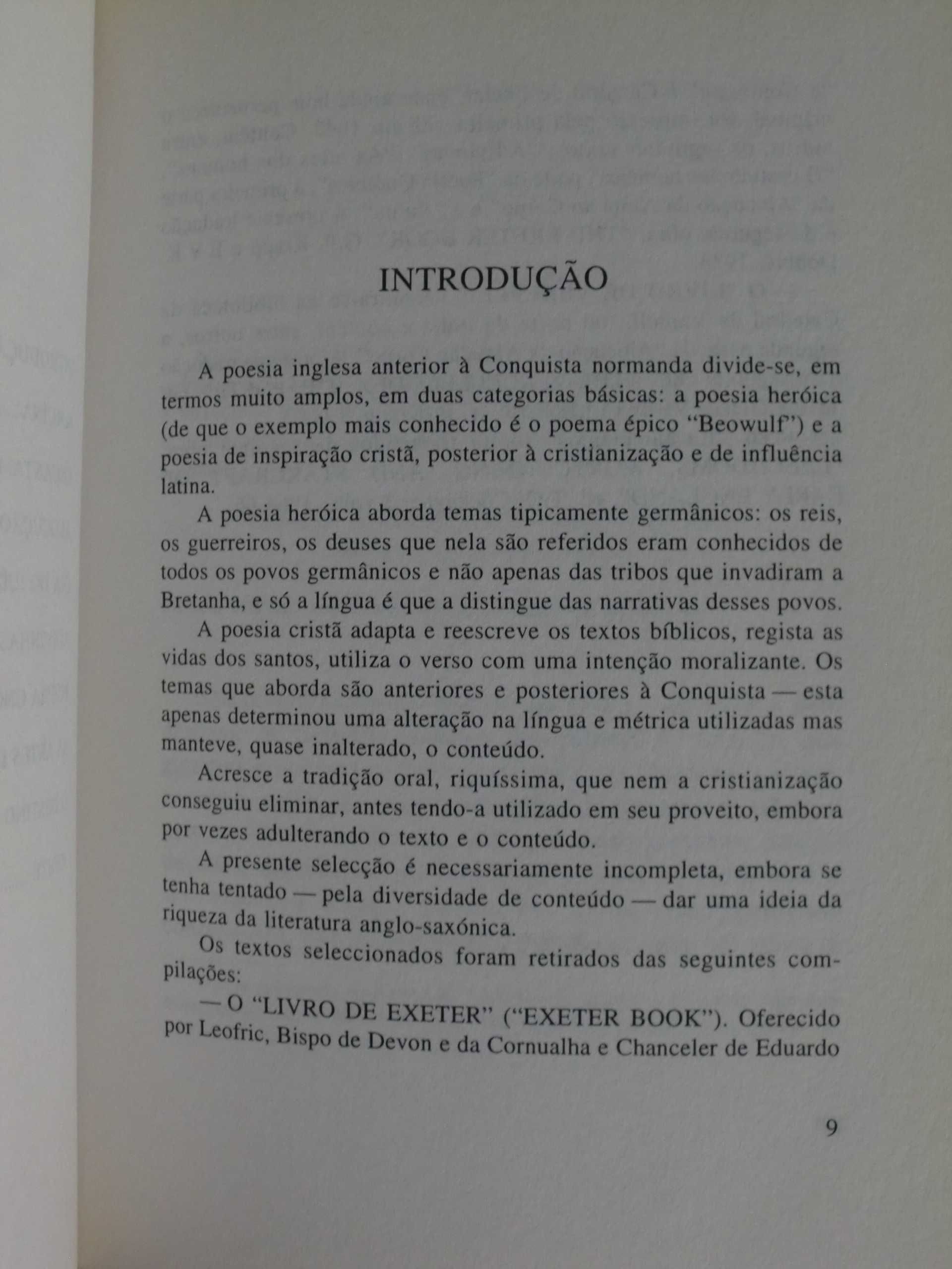 A Ruína e Outros Textos
( Poesia Anglo-Saxónica Medieval )