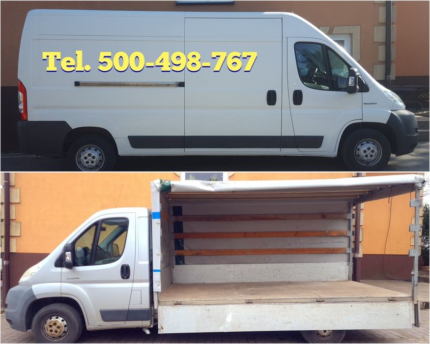 Usługi transportowe, przeprowadzki, transport towarów, Kurier BUS 3.5t