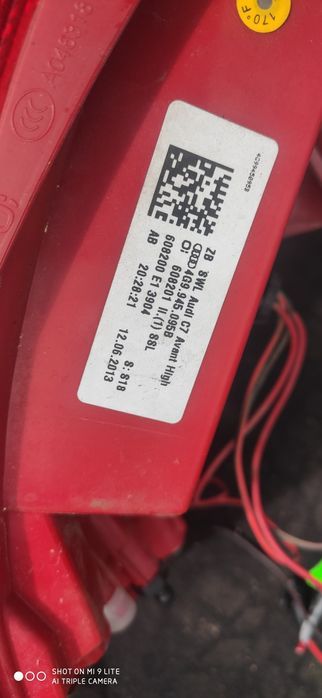 Audi A6 C7 Kombi Komplet 4 lamp tył Led Auto Części Audi Blask Goldap