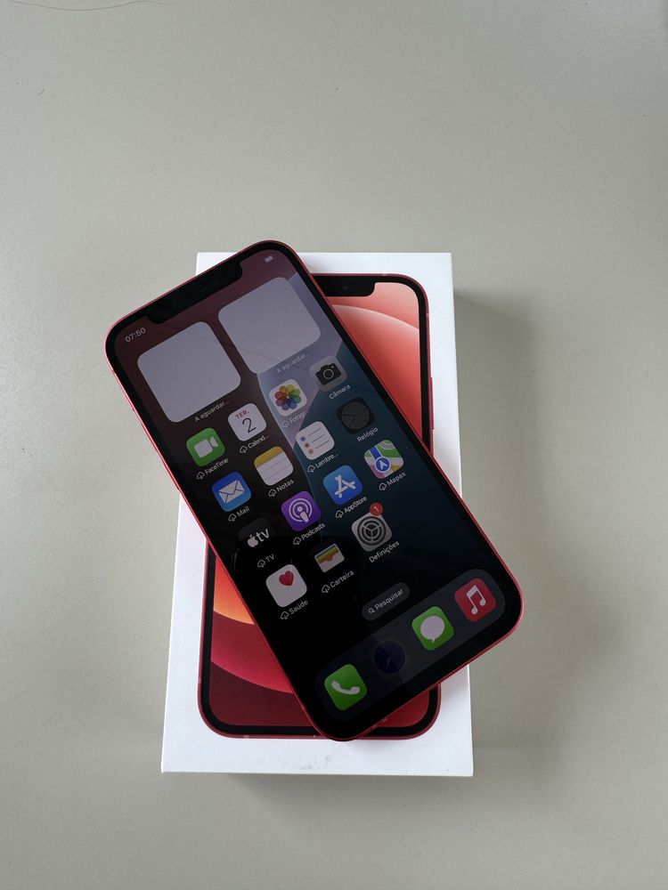 Iphone 12 red 128gb como novo