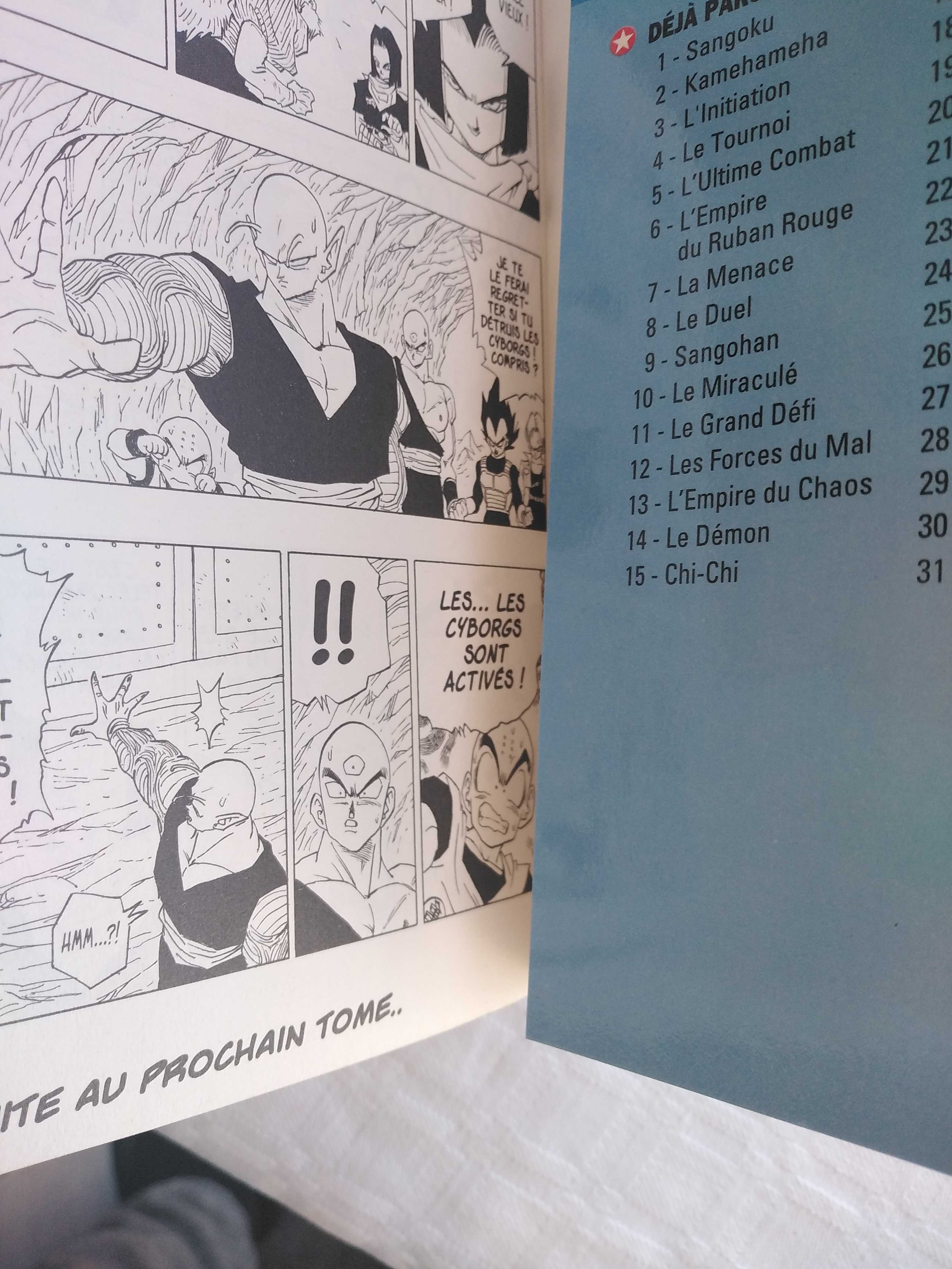 Livro Manga Dragonball, nº29, em Francês