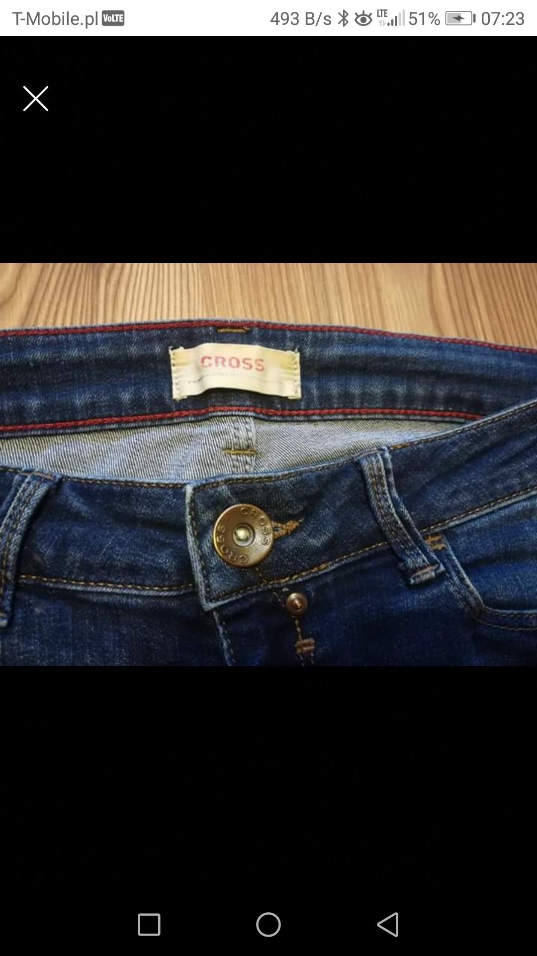 Spodnie damskie jeansy r.M